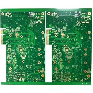ENIG 8 Layer Rigid PCB Board Silkscreen White KB6160A Green 1.6mm