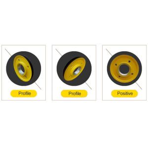 Single / Double Flange Overhead Crane Wheels Durable High Tensile Strength