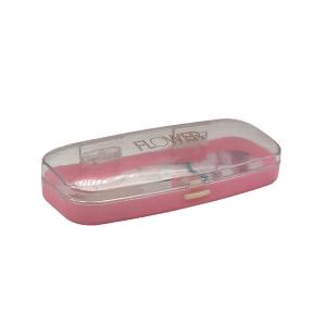 Fancy Shape Custom Glasses Cases , PS ABS Clear Plastic Glasses Case