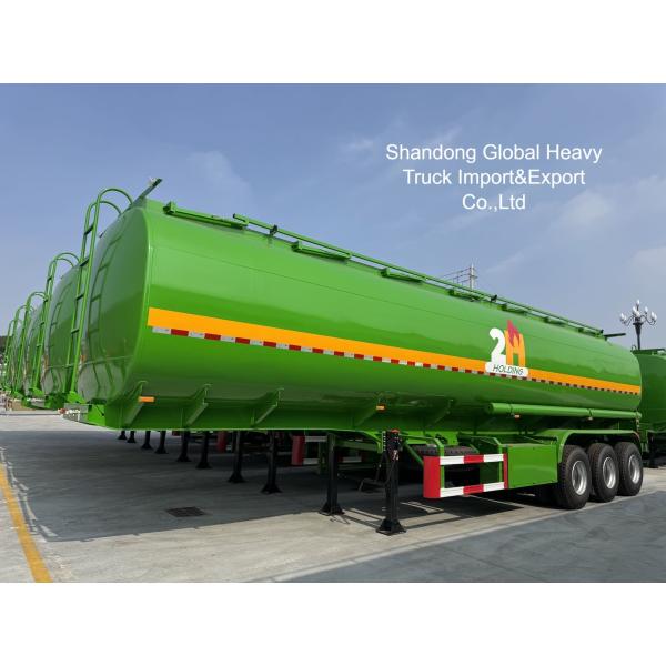 3 Axle 45000L Diesel Gasoline Tanker Semi Trailer Heavy Duty