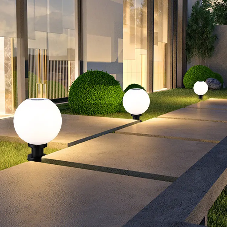 Light controlled sensing，Solar pillar headlights | Energy saving | courtyard