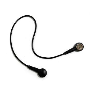 ESD Antistatic PU Grounding Wire Black Straight PU Wire 30.5CM for ESD Mat With