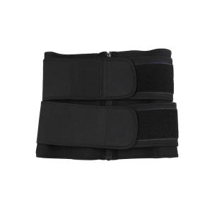 Neoprene Double Belt Waist Trainer With Zipper