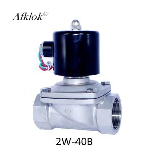 China Stainless Steel 2 Way Normal Closed 1.5  inch Water Solenoid Valve on sale