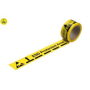 High Adhesive PVC Antistatic ESD Protected Area Warning Tape