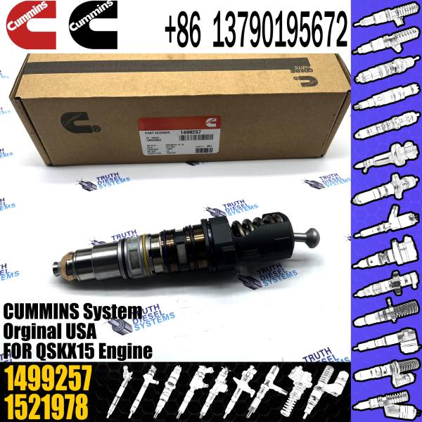 1764364 Genuine Diesel Engine Common Rail QSKX15 Fuel Injector 1499257 579251 4903451 579263 4954648