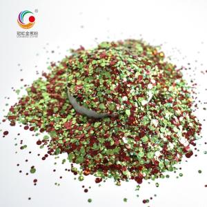 GW002 Bulk Polyester Glitter Chunky Mixed Shapes Starry Glitter Powder for Nail