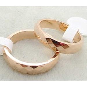 tungsten ring with rose color LRX44