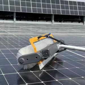 Solar Pv Panel Cleaning Robot Rotary Brush Machine Equipment