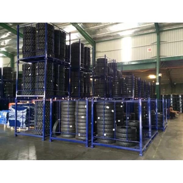 Welded Adjustable Durable Storage Galvanized Stacking Steel Industrial Pallet