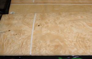 Cheap Construction Walnut Burl Wood Veneer Yellow With 0.50mm Thickness for sale