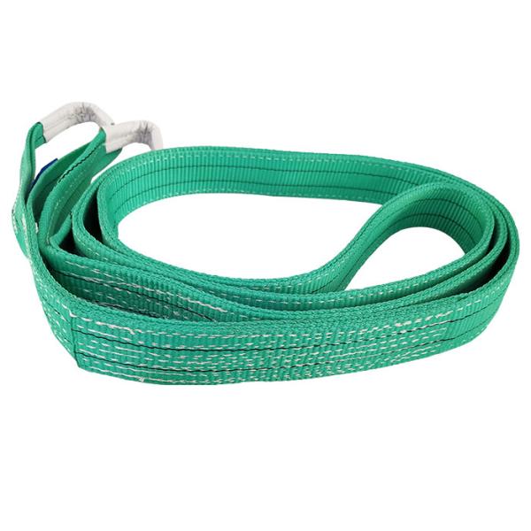Quality High Tenacity Polyester Flat Webbing Sling 50mm / 60mm Width Double Plies Slings wholesale