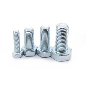 Partially Threaded Galvanized Hexagon Head Bolts DIN931-1 ISO4014 Class 8.8 10.9