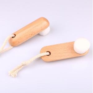 Mini Wooden Soft Face Cleansing Brush 4 X 5 X 11 Cm Long Life Span
