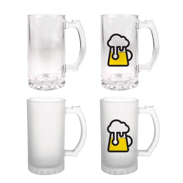 Sublimation Glass Cup Custom Blank Transparent Sublimation Glass Beer Mug For 16oz And 22oz