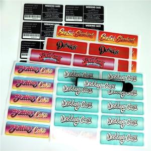 Preroll Logo Sticker Printing Waterproof Custom Packaging labels
