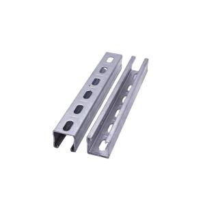 Cheap C Shaped Steel With ±1% Tolerance Galvanized Steel Strut Channel For Heavy Duty Applications for sale