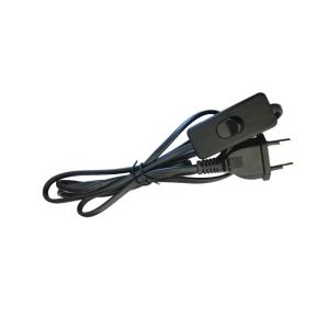 Durable Laptop VDE Power Cord Waterproof With 2 Pin European Plug