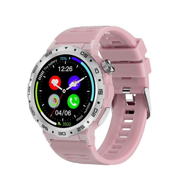 Plastic And Zinc Alloy Material GPS Smart Watch LG103 with Sleep Monitor and