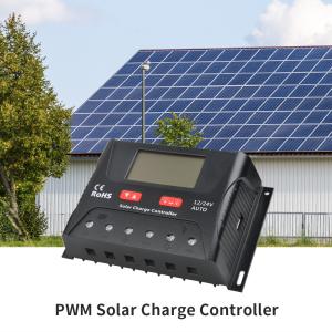 Cheap 55v Solar Panel Regulator Charge Controller 30A HP2430 With LCD Screen for sale