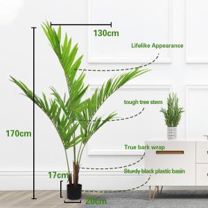 Outdoor Garden Artificial Potted Floor Plants 120-180cm Height Kenita Tree With