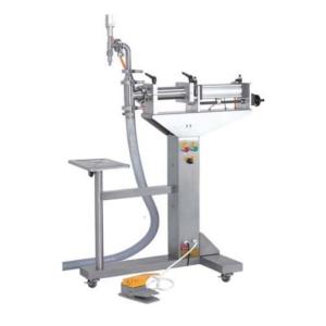 Cheap Oil Alcohol Single Head Piston Filler Semi Automatic Liquid Filling 20bpm for sale