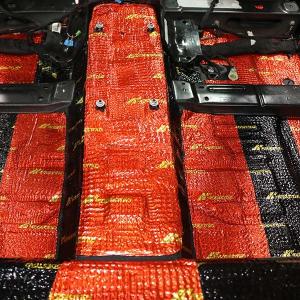 High Density Anti Vibration Mat Butyl Rubber Car Vibration Damping Pads For Door