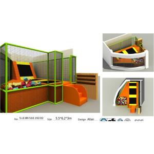 China 34M2 Chnia Indoor Trampoline Park with Good Quality and Lowest Price TUV Kids Sky Zone on sale