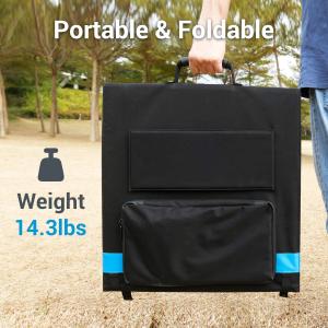 200W Foldable Camping Solar Panels Monocrystalline 20V With Kickstand