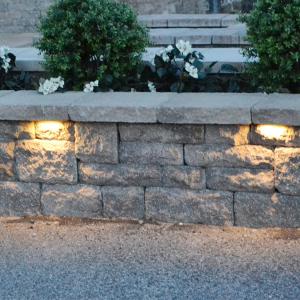 Low Voltage Garden Light,12V led stone light,led Retaining wall light, led