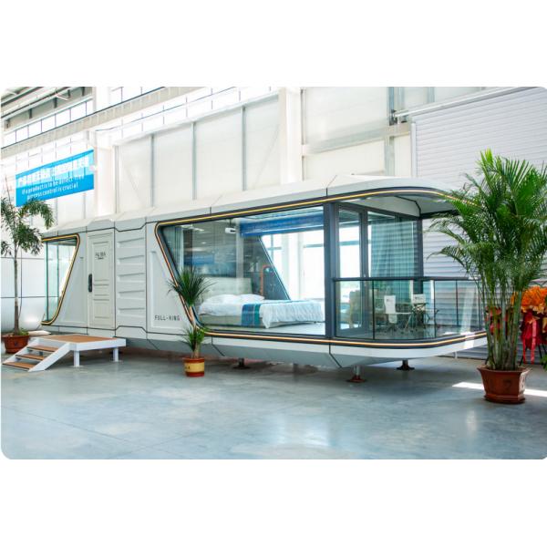 Modern Luxury Mobile Tiny House Prefabricated Capsule 38m2 Floor Area Modern Design Style