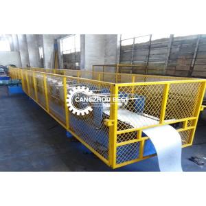 0.42mm Thickness Gutter Roll Forming Machine With 5.5kw Power Full Automatic