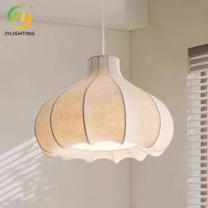 China Modern Design Fabric Pendant Lights Middle Size Chandelier for Dining Room in Japandi Wabi Sabi Style LED Light Source on sale