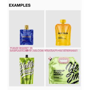 Barrier Stand Up Doypack For 500ml 1000ml Liquid Food Pour Spout Pouch Customize