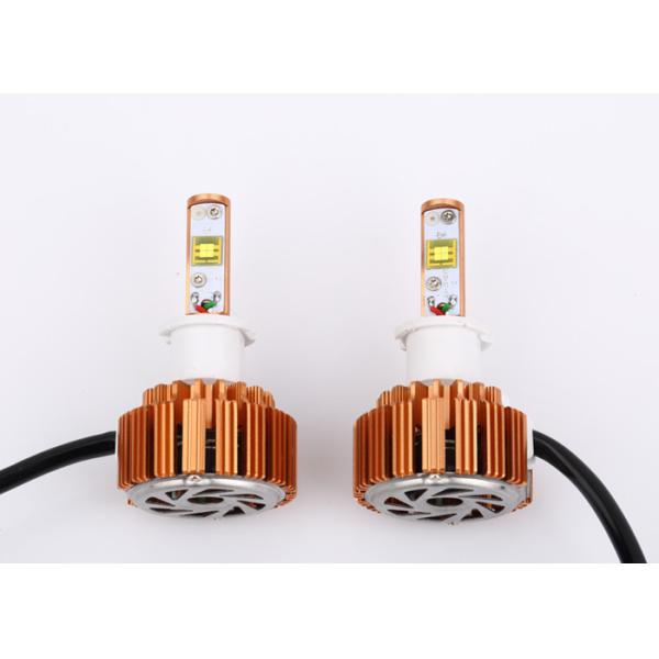 V16 Turbo Golden G3 Cree LED Headlight Bulbs H3 , 30W LED Headlight Conversion
