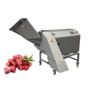 Frozen Boneless Meat Cube Cutting Machine 3000KG/H SUS304