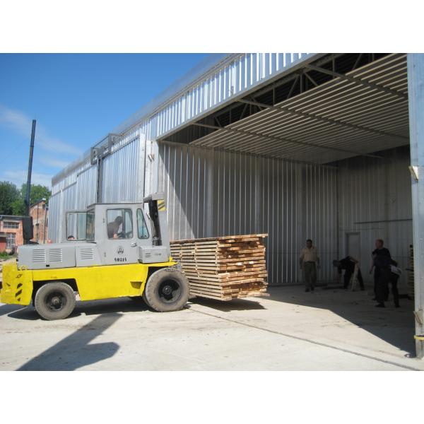 Quality CE Approved Eco Friendly Wood Drying Kiln Kits 6.6 Meter External Depth wholesale