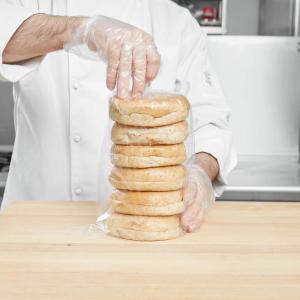 China Bread Plastic Flat Bags Gravure Printing 16 X 24 With Micro Perforations on sale