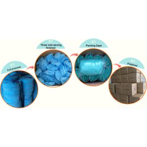 PP Or SMS Disposable Bouffant Surgical Caps , Disposable Nurse Cap Lightweight