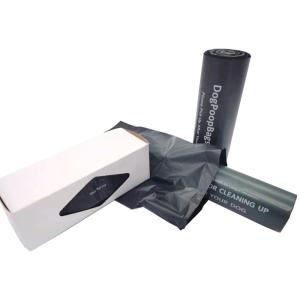 Cheap Poly Thickness 0.8Mil Dog Waste Bags Flat Bottom Seal for sale