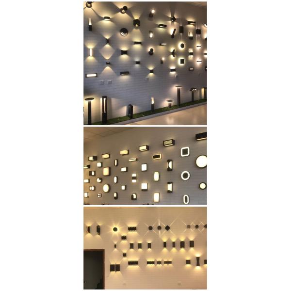 Modern minimalist wall mouned lamp Indoor and outdoor creative corner led wall light Home background strip wall lamp