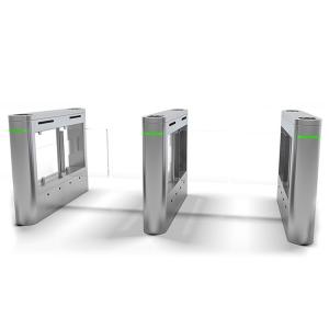 DC Brushless Motor PLC Board Swing Arm Turnstile 0.2s For Hotel Entry