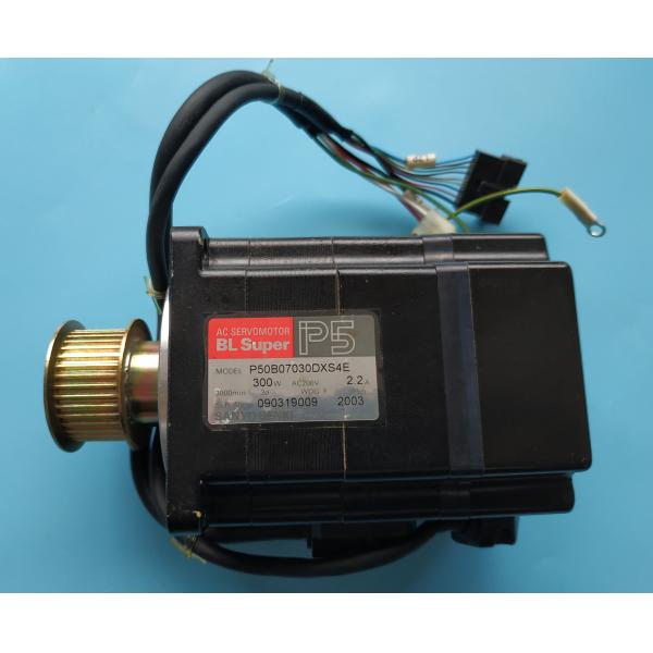 Black Smt Assembly Line Original Sanyo Servo Motor P20B13500 FXSH1E / P50 B07030DXS4E