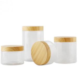 Wood Grain Lid Mason Jar Storage Containers Home Vacuum Seal Containers Jars