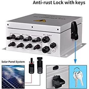 20 3out 1000vac Solar Power Meter With 4 In And 1 Out Pv String Combiner Box