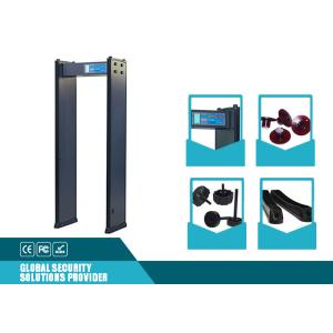 Cheap Custom walk through scanner with 4 alarm zones double infrared , 50/60Hz frequency for sale