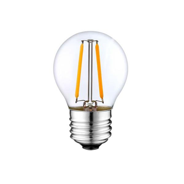 Clear Golf Ball Edison Filament Bulbs 4w 400lm G45 E27 Led Filament Mini Globe