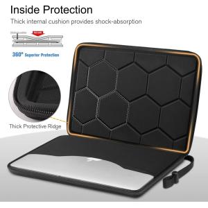 Water Resistant 13" EVA Laptop Protective Case 1680d Polyester Surface