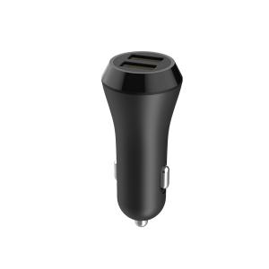 PC ABS FCC ROHS 5V2.1A Dual Iphone Car Charger USB-A