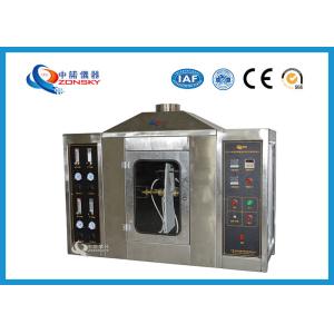 Cheap SUS 304 Flame Test Apparatus For Paper Plasterboard Fire Stability Combustion for sale